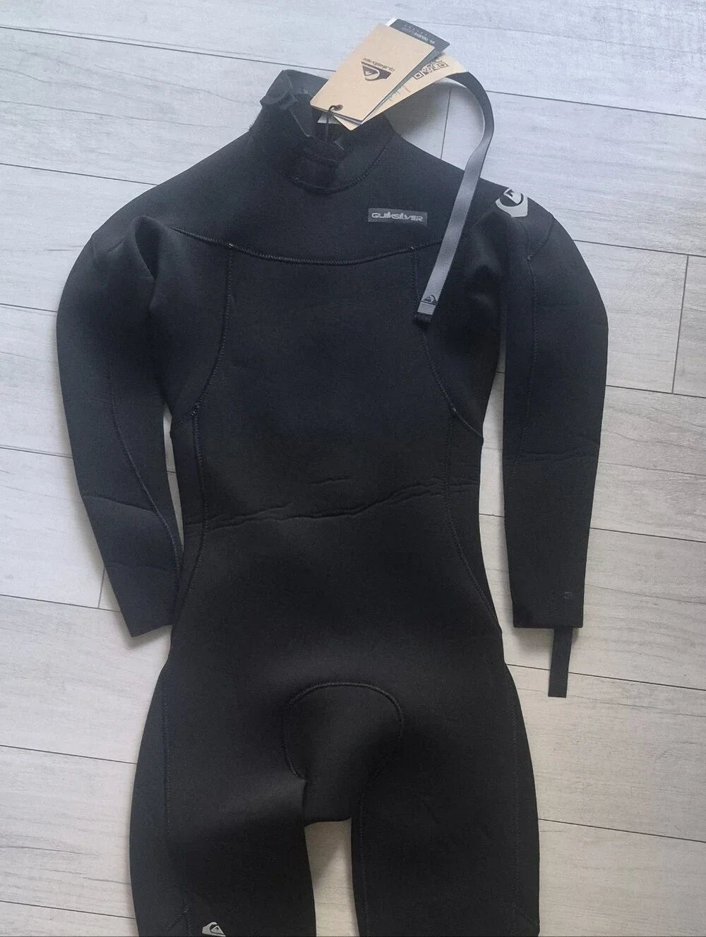 QUIKSILVER NEW Boys Everyday Sessions 3/2 Back Zip Wetsuit